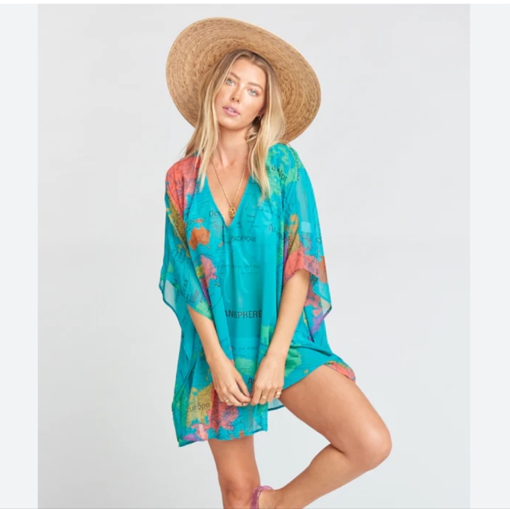 Show me your Mumu Peta Tunic World Map Rare Small